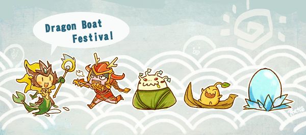 Kom terug van Dragon Boat Festival